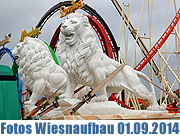 Fotos Aufbauzeit Oktoberfest 2014: Wiesnaufbau Fotos und Video vom 01.09.2014 (©Foto: Martin Schmitz)